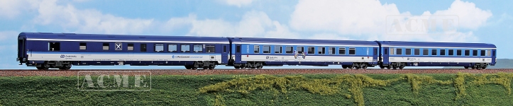 ACME 55318 - H0 - 3-tlg. Set Personenwagen EC 378/379 Berliner, ČD, Ep. VI - Set 2